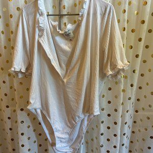 Plus size bodysuit blouse